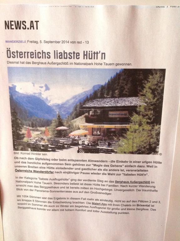 Berghaus Aussergschloess Matrei in Osttirol Exteriér fotografie